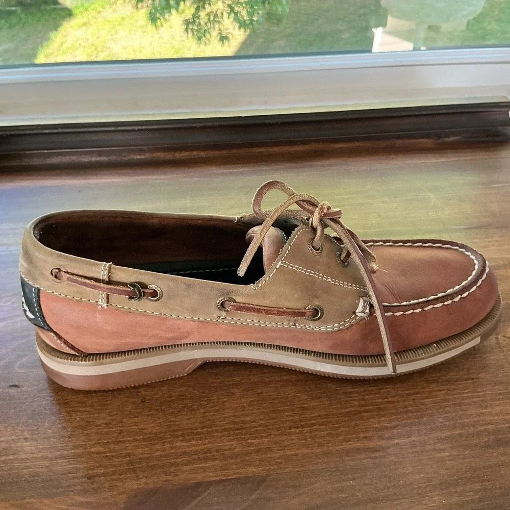 Authentic Duck Head 1865 Size 8.5M Men's Boat Deck Shoes Slip-On Loafers 511031
